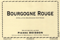 Domaine Pierre Boisson, Bourgogne Rouge 2012 Cote de Beaune